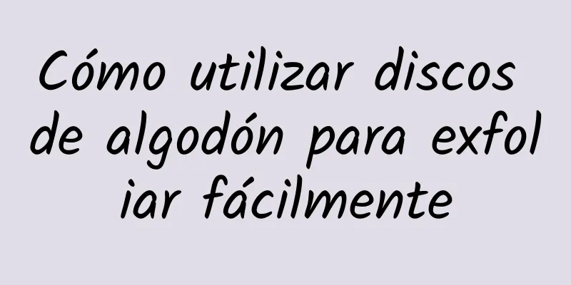 Cómo utilizar discos de algodón para exfoliar fácilmente