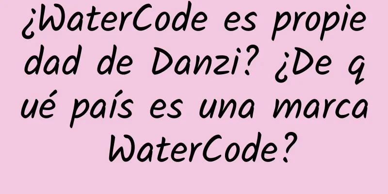 ¿WaterCode es propiedad de Danzi? ¿De qué país es una marca WaterCode?