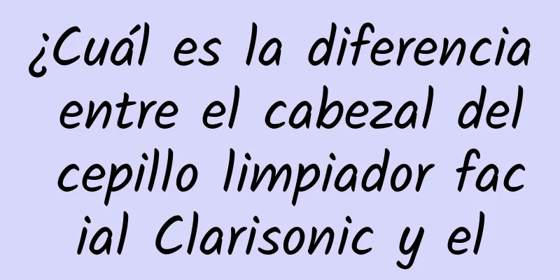 ¿Cuál es la diferencia entre el cabezal del cepillo limpiador facial Clarisonic y el