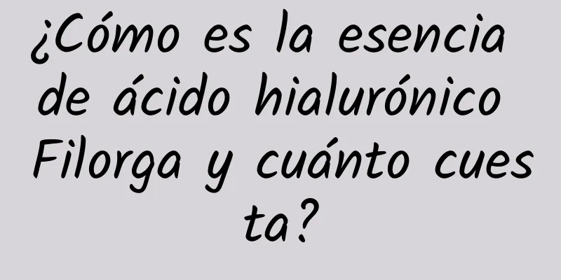 ¿Cómo es la esencia de ácido hialurónico Filorga y cuánto cuesta?