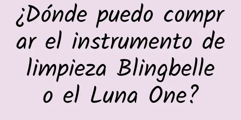 ¿Dónde puedo comprar el instrumento de limpieza Blingbelle o el Luna One?