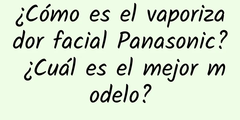 ¿Cómo es el vaporizador facial Panasonic? ¿Cuál es el mejor modelo?