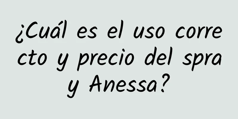 ¿Cuál es el uso correcto y precio del spray Anessa?