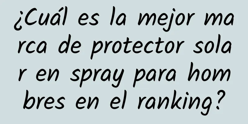 ¿Cuál es la mejor marca de protector solar en spray para hombres en el ranking?