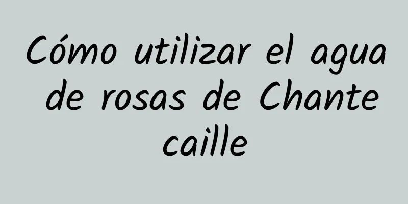 Cómo utilizar el agua de rosas de Chantecaille