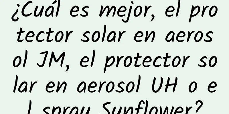 ¿Cuál es mejor, el protector solar en aerosol JM, el protector solar en aerosol UH o el spray Sunflower?