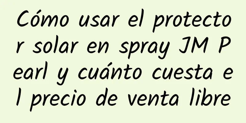 Cómo usar el protector solar en spray JM Pearl y cuánto cuesta el precio de venta libre