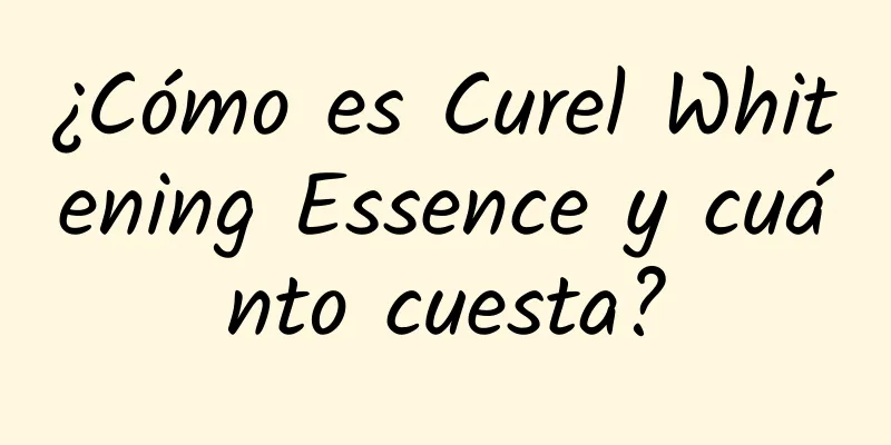 ¿Cómo es Curel Whitening Essence y cuánto cuesta?