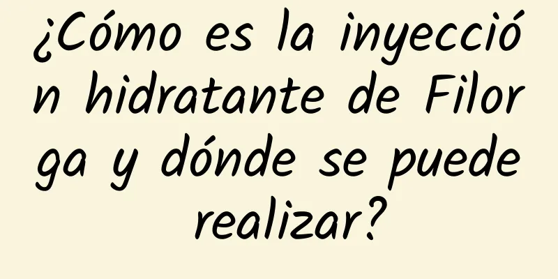 ¿Cómo es la inyección hidratante de Filorga y dónde se puede realizar?