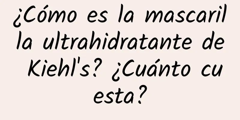 ¿Cómo es la mascarilla ultrahidratante de Kiehl's? ¿Cuánto cuesta?