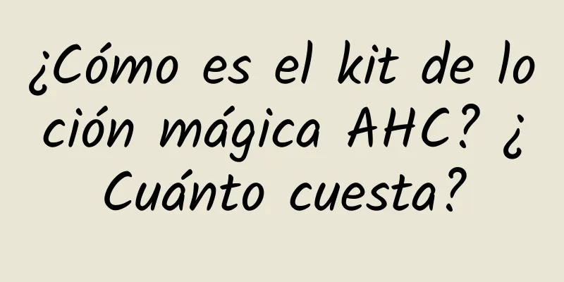 ¿Cómo es el kit de loción mágica AHC? ¿Cuánto cuesta?