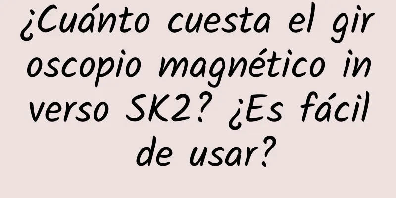 ¿Cuánto cuesta el giroscopio magnético inverso SK2? ¿Es fácil de usar?