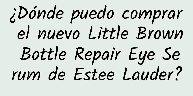 ¿Dónde puedo comprar el nuevo Little Brown Bottle Repair Eye Serum de Estee Lauder?