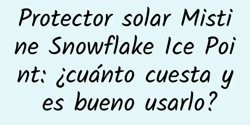 Protector solar Mistine Snowflake Ice Point: ¿cuánto cuesta y es bueno usarlo?