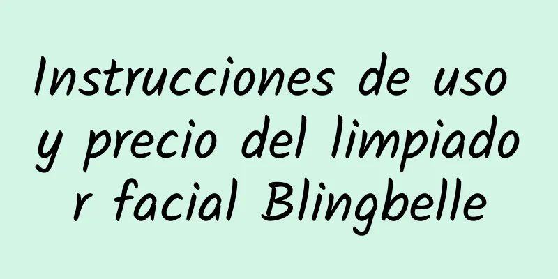 Instrucciones de uso y precio del limpiador facial Blingbelle