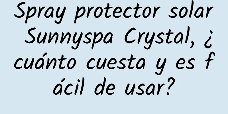 Spray protector solar Sunnyspa Crystal, ¿cuánto cuesta y es fácil de usar?