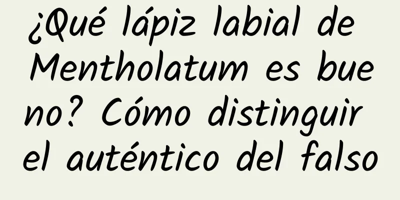 ¿Qué lápiz labial de Mentholatum es bueno? Cómo distinguir el auténtico del falso