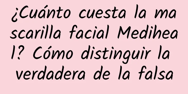 ¿Cuánto cuesta la mascarilla facial Mediheal? Cómo distinguir la verdadera de la falsa