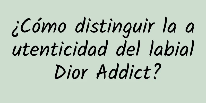 ¿Cómo distinguir la autenticidad del labial Dior Addict?