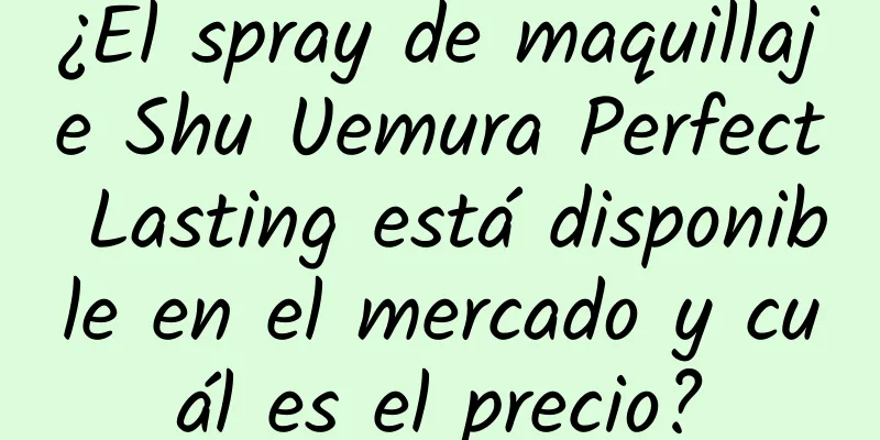 ¿El spray de maquillaje Shu Uemura Perfect Lasting está disponible en el mercado y cuál es el precio?