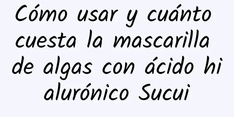 Cómo usar y cuánto cuesta la mascarilla de algas con ácido hialurónico Sucui