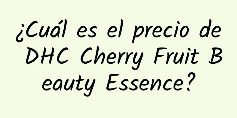 ¿Cuál es el precio de DHC Cherry Fruit Beauty Essence?