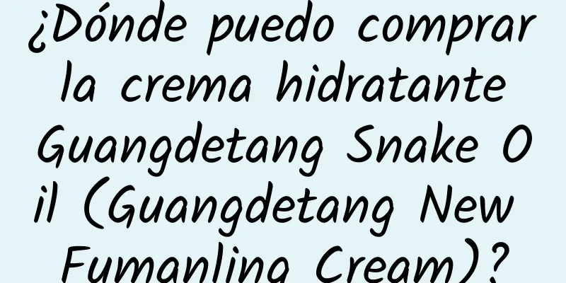 ¿Dónde puedo comprar la crema hidratante Guangdetang Snake Oil (Guangdetang New Fumanling Cream)?