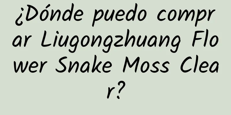 ¿Dónde puedo comprar Liugongzhuang Flower Snake Moss Clear?