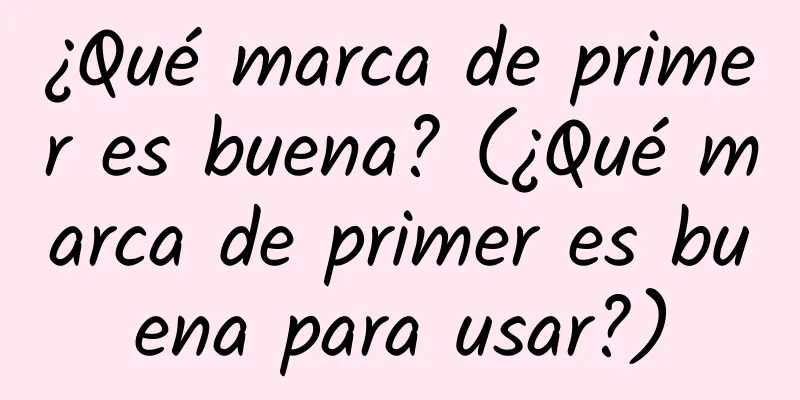 ¿Qué marca de primer es buena? (¿Qué marca de primer es buena para usar?)