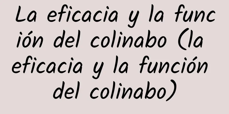 La eficacia y la función del colinabo (la eficacia y la función del colinabo)