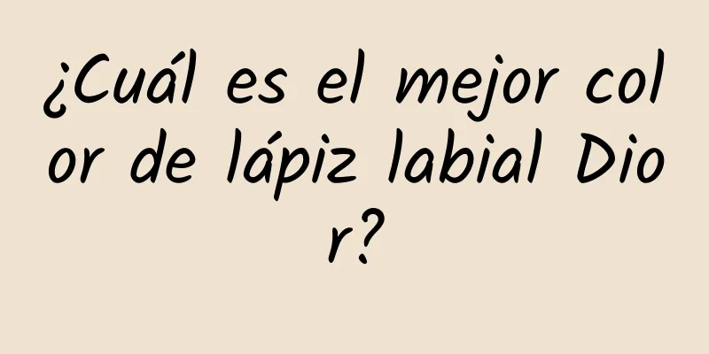 ¿Cuál es el mejor color de lápiz labial Dior?