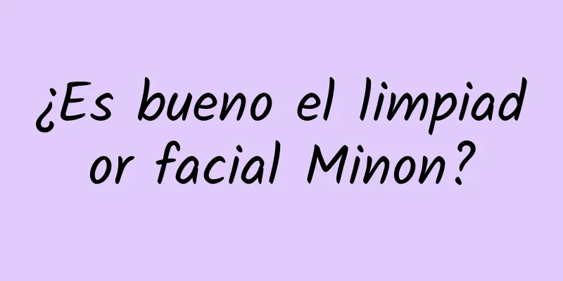 ¿Es bueno el limpiador facial Minon?