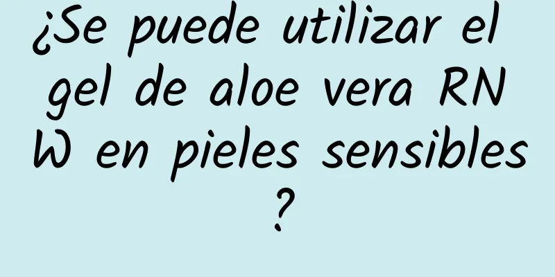 ¿Se puede utilizar el gel de aloe vera RNW en pieles sensibles?