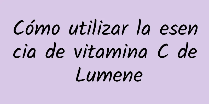 Cómo utilizar la esencia de vitamina C de Lumene