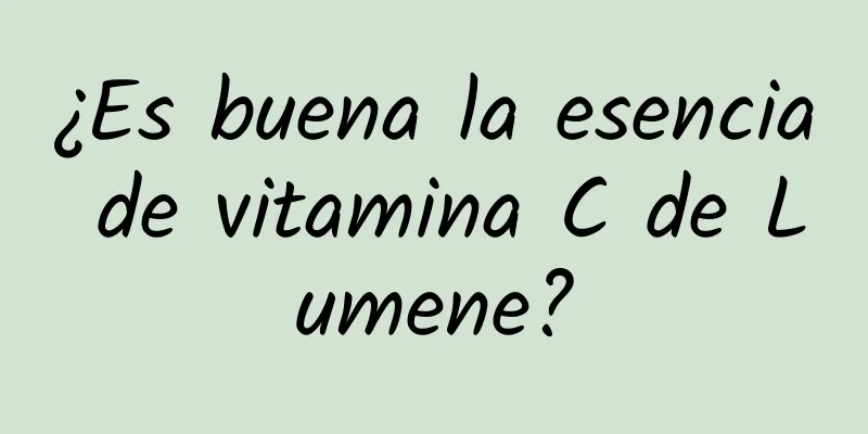 ¿Es buena la esencia de vitamina C de Lumene?