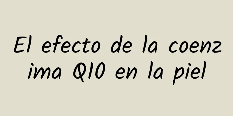 El efecto de la coenzima Q10 en la piel