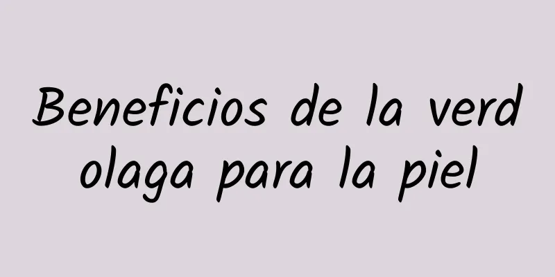 Beneficios de la verdolaga para la piel