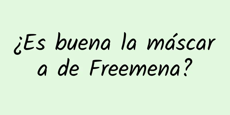 ¿Es buena la máscara de Freemena?