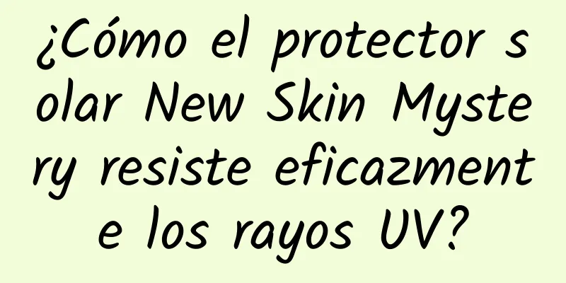 ¿Cómo el protector solar New Skin Mystery resiste eficazmente los rayos UV?