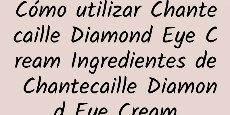 Cómo utilizar Chantecaille Diamond Eye Cream Ingredientes de Chantecaille Diamond Eye Cream