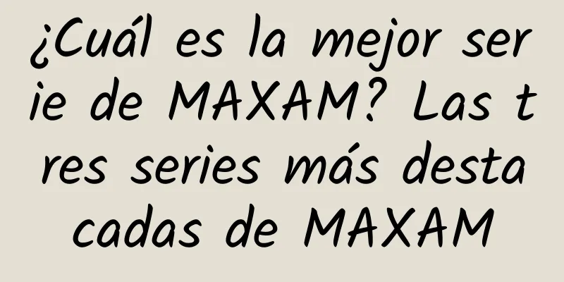 ¿Cuál es la mejor serie de MAXAM? Las tres series más destacadas de MAXAM