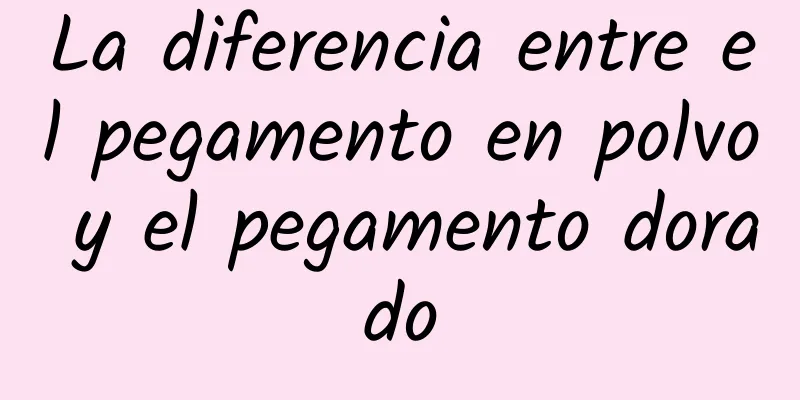 La diferencia entre el pegamento en polvo y el pegamento dorado