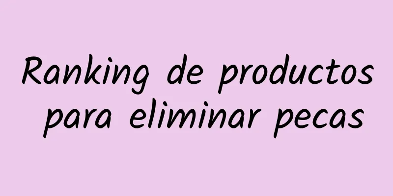 Ranking de productos para eliminar pecas