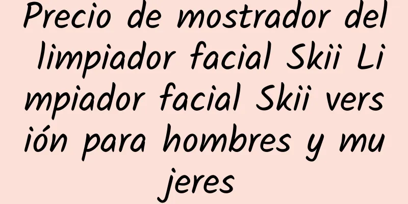 Precio de mostrador del limpiador facial Skii Limpiador facial Skii versión para hombres y mujeres