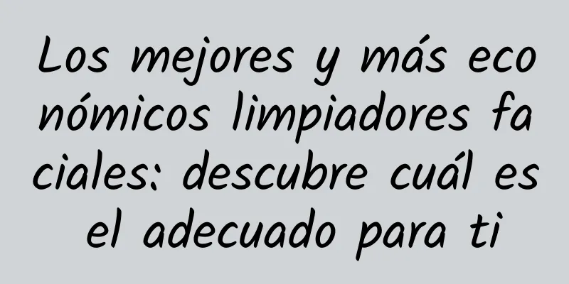 Los mejores y más económicos limpiadores faciales: descubre cuál es el adecuado para ti