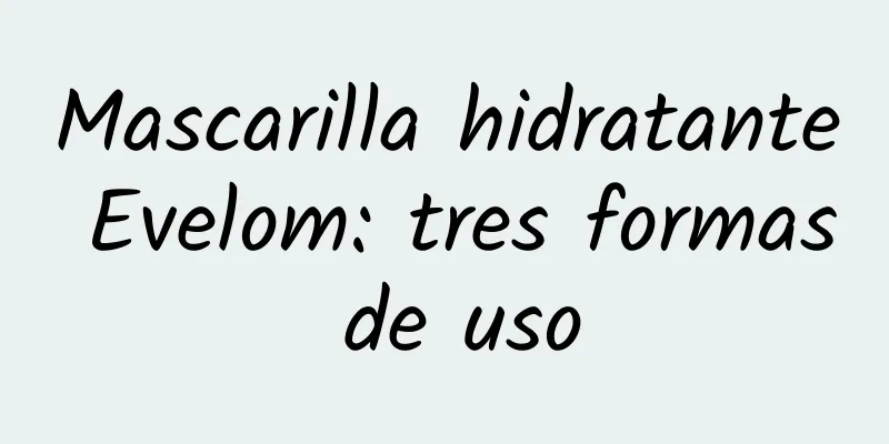 Mascarilla hidratante Evelom: tres formas de uso