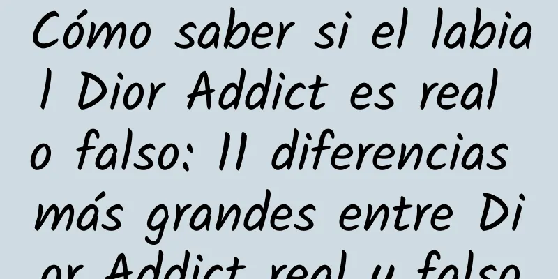 Cómo saber si el labial Dior Addict es real o falso: 11 diferencias más grandes entre Dior Addict real y falso